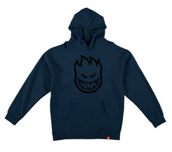 Spitfire Bighead Hoodie YOUTH (Classic Navy W / Black Print Youth) - YOUTH S