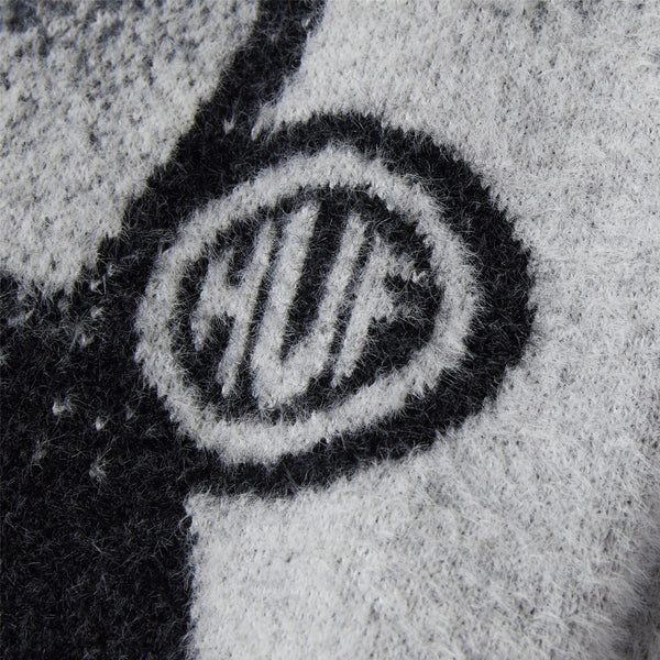 HUF Horizon Mohair Crewneck Sweater (Charcoal) - M