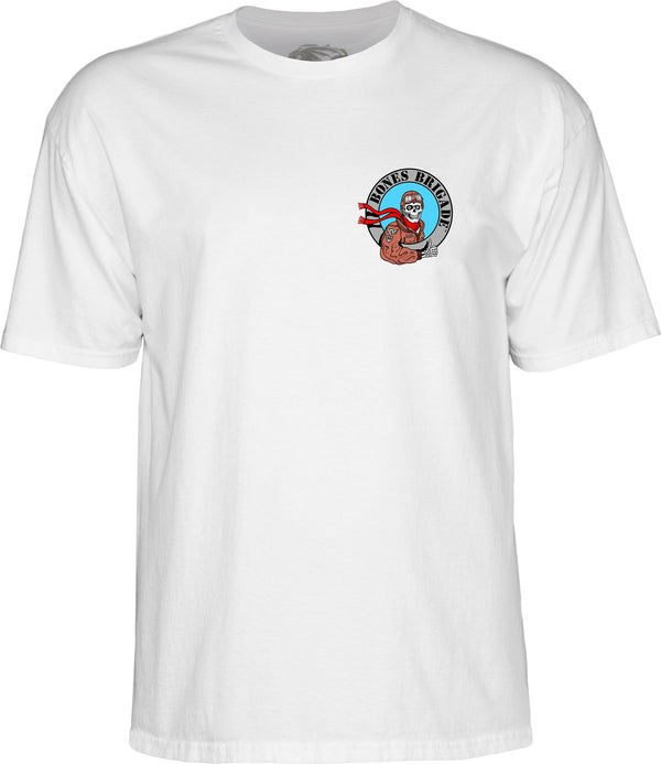 Bones Brigade Ripper Pilot Shortsleeve White