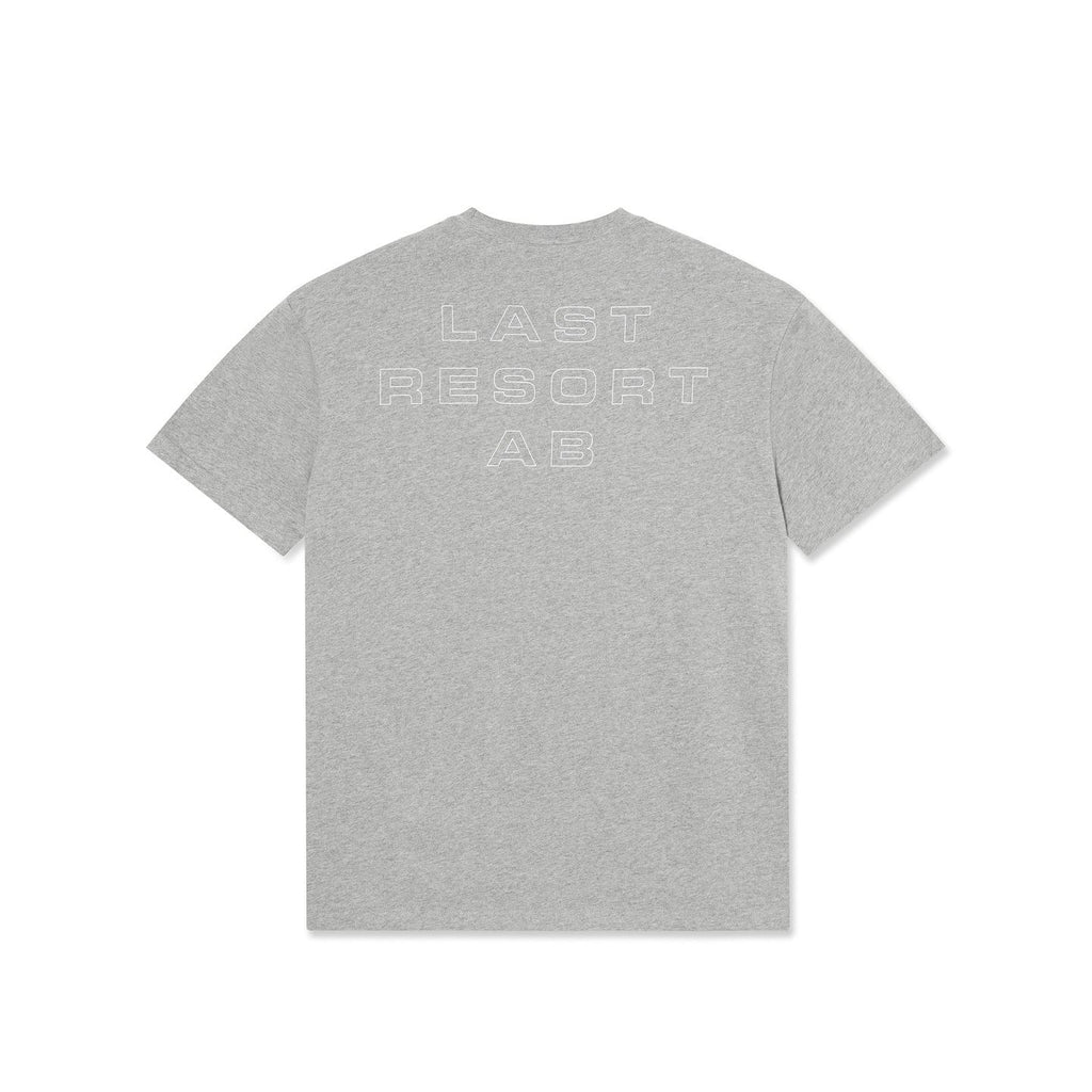 Last Resort AB Eurostyle SS Tee (Grey Melange / White)