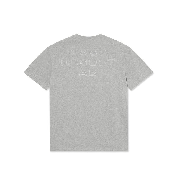 Last Resort AB Eurostyle SS Tee (Grey Melange / White)
