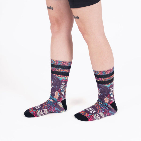 American Socks Día de los muertos - Mid High Socks