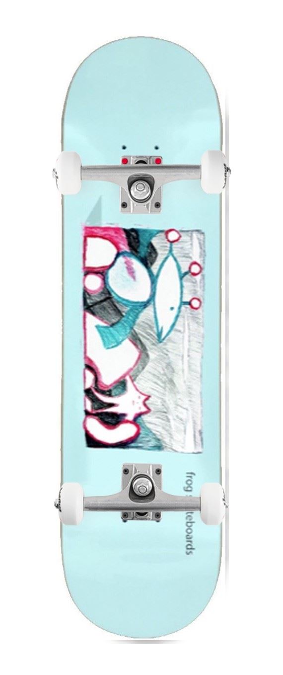 Frog Skateboards Extra Help x Venom Custom Complete Skateboard - 8.25