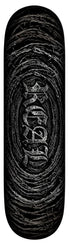 Real Dbx Team Barbed Wire Foil Oval (Silver) Skateboard Deck - 8.12"