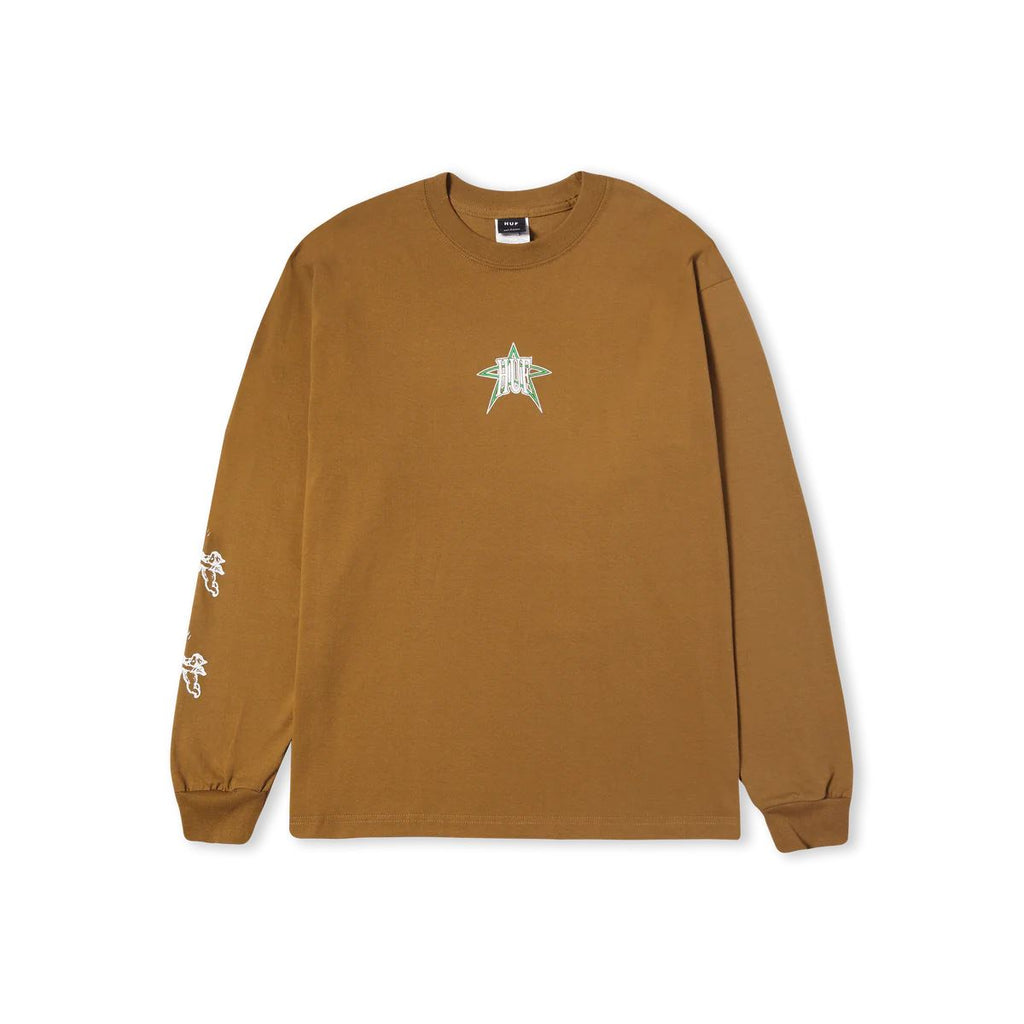 HUF Intergalactic Frequency L / S Tee (Mud) - L