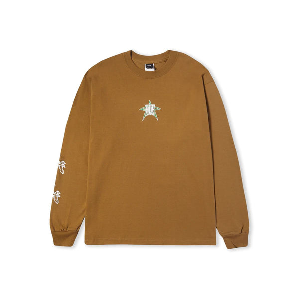 HUF Intergalactic Frequency L / S Tee (Mud) - L