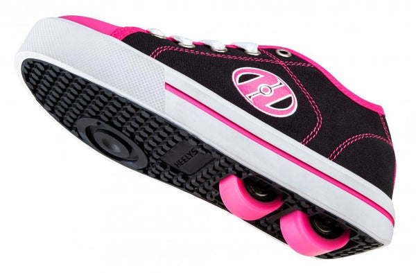 Heelys X2 Classic X2  - Black / White / Hot Pink - Skatewarehouse.co.uk