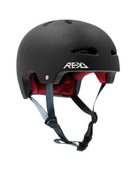 REKD Junior Ultralite In-Mold Helmet - Black - Skatewarehouse.co.uk