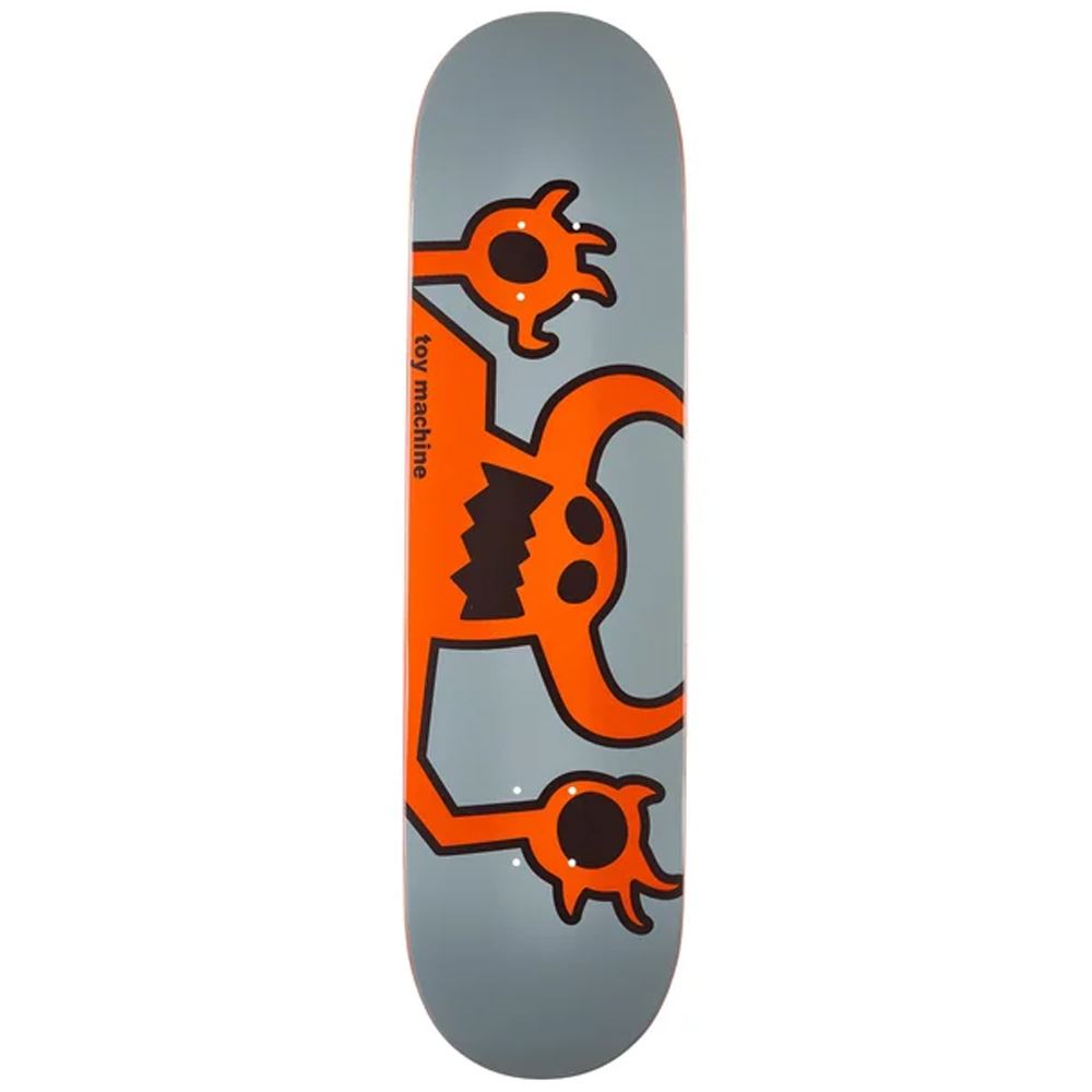 Toy Machine 'Original Monster' Grey / Orange Skateboard Deck - 8.25"