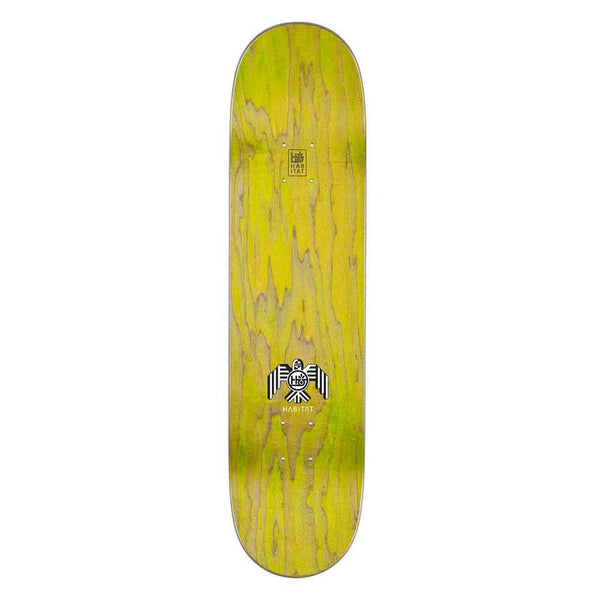 Habitat Insecta Green  Skateboard Deck - 7.75