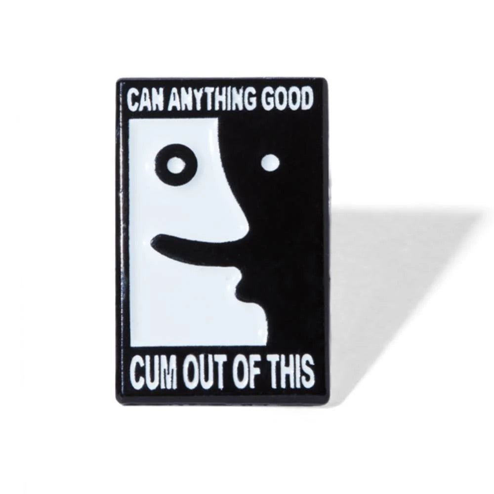 Polar Skate Co Pin | Anything Good (Black / White) - One Size