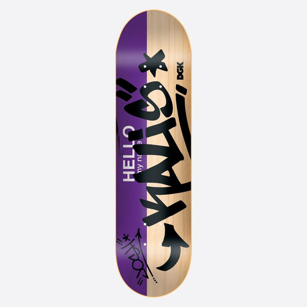 DGK Hello My Name Is Josh Kalis Skateboard Deck - 8.06