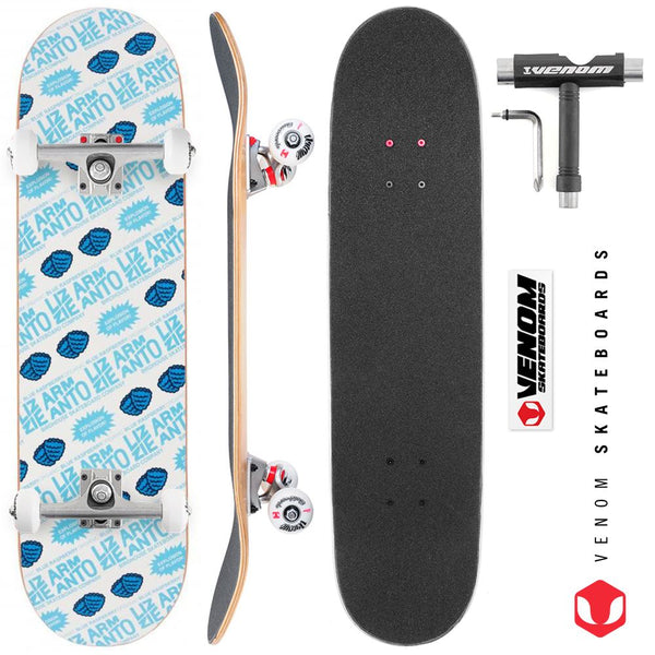 Birdhouse Pro Lizzie Blue Razz Custom Complete Skateboard - 8.25