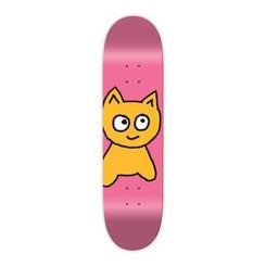 Meow DSM Big Cat Skateboard Deck Pink 7.25" - Skatewarehouse.co.uk