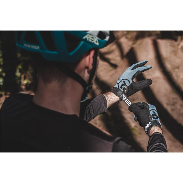 REKD Status BMX Scooter MTB Riding Gloves - Blue - Skatewarehouse.co.uk