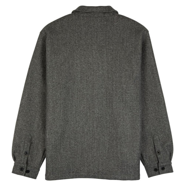 Santa Cruz Jacket Crypt Overshirt - Charcoal - Skatewarehouse.co.uk