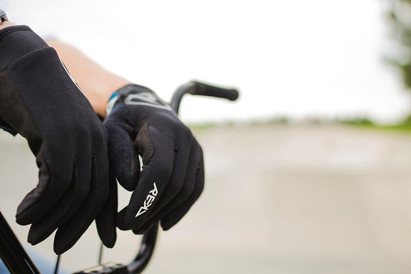REKD Status BMX Scooter MTB Riding Gloves - Black - Skatewarehouse.co.uk