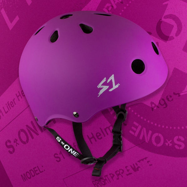 S1 Lifer Helmets - Bright Purple Matt