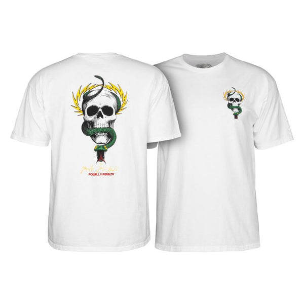 Powell-Peralta™ Mike McGill '40th Anniversary McTwist' Tee White - Skatewarehouse.co.uk