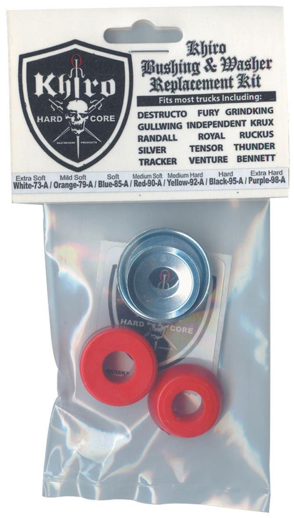 Khiro Barrel Bushing Set inc Cup Washers - Red 90A