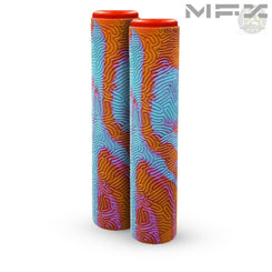 Madd Gear Mfx Viral 180Mm Grind Grips - Teal / Orange - Skatewarehouse.co.uk