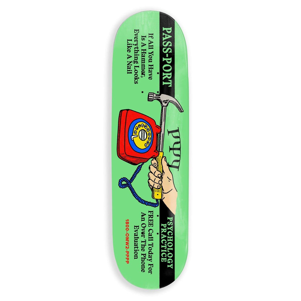 Pass~Port You've Been Served Series - Hammer & Nail Skateboard Deck - 8.5"