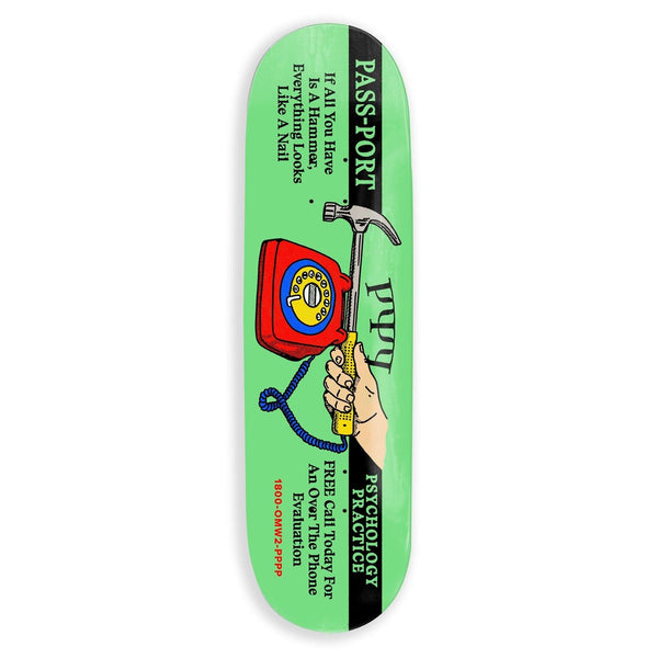 Pass~Port You've Been Served Series - Hammer & Nail Skateboard Deck - 8.5
