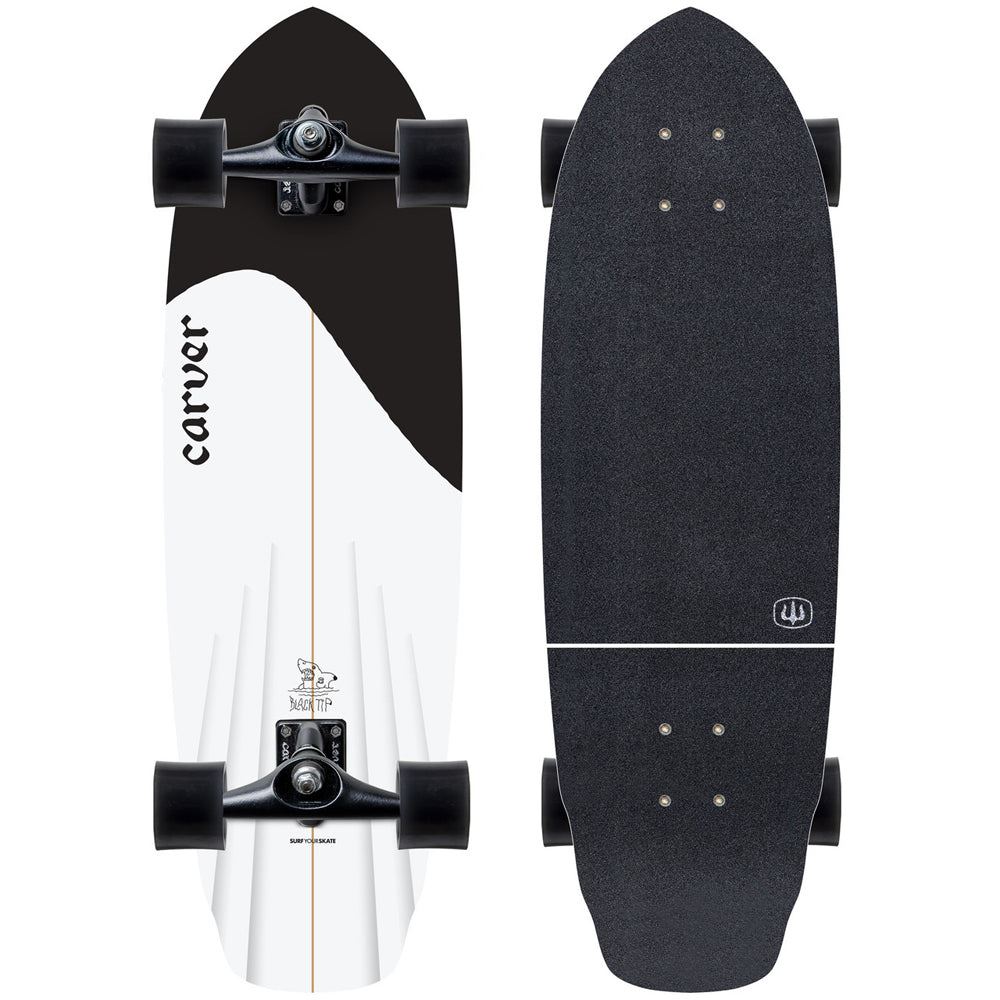 Carver Skateboards 32.5" Black Tip - CX Cruiser Complete