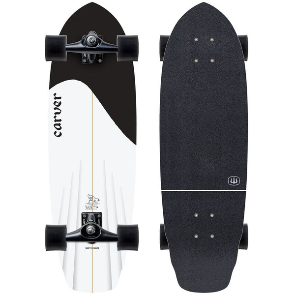 Carver Skateboards 32.5" Black Tip - CX Surfskate Complete