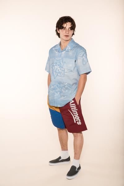 Alltimers Part 3 Shorts Burgundy - Skatewarehouse.co.uk