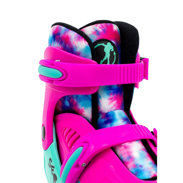 SFR Hurricane V Adjustable Children's Quad Roller Skates - Tie-Dye