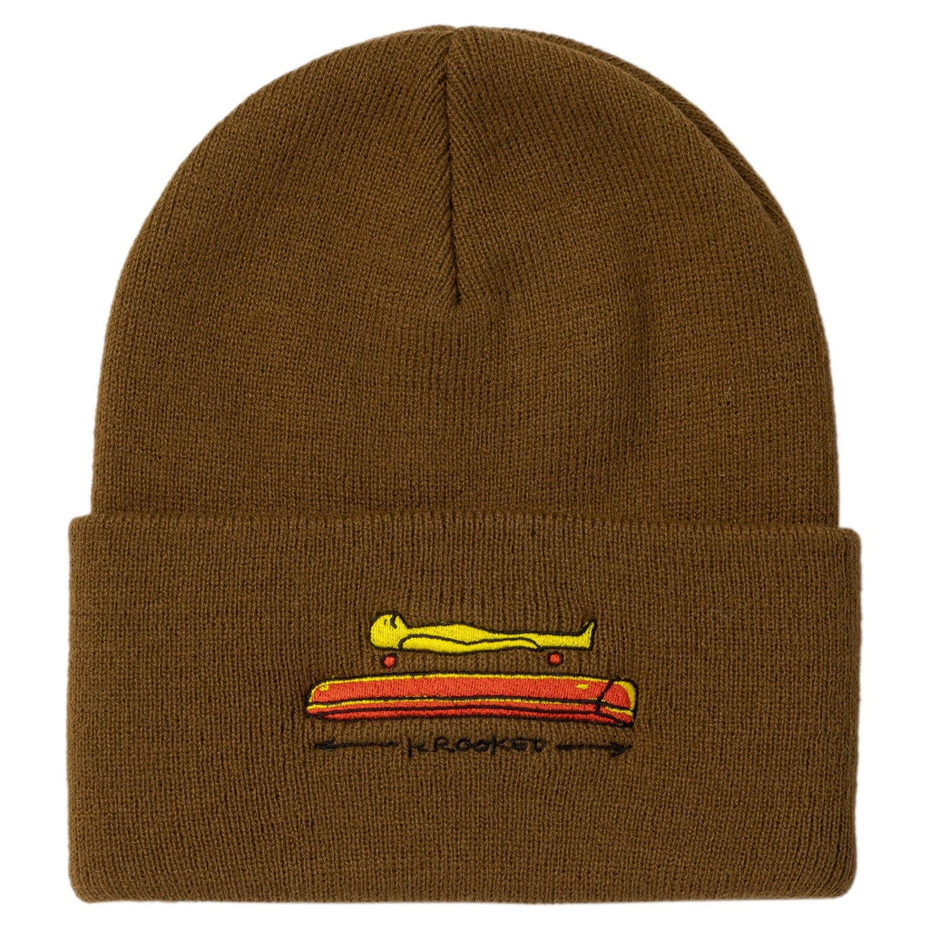 Koffin Cuff Beanie (Brown) - O/S