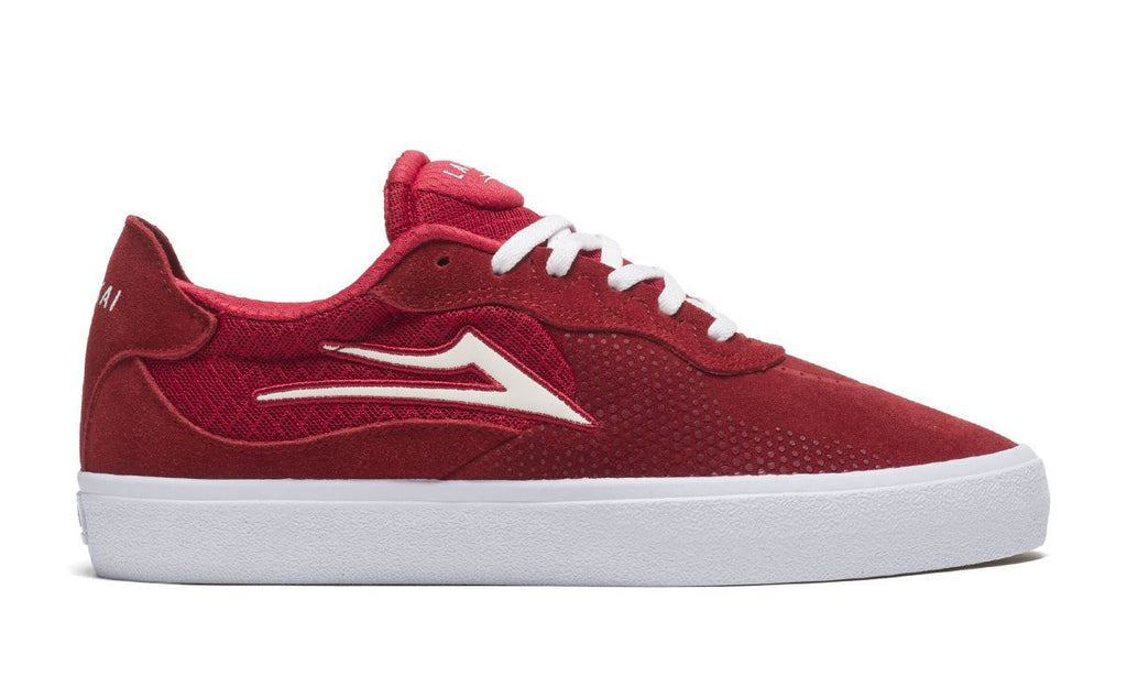 Lakai Essex Skate Shoes - Red - Skatewarehouse.co.uk