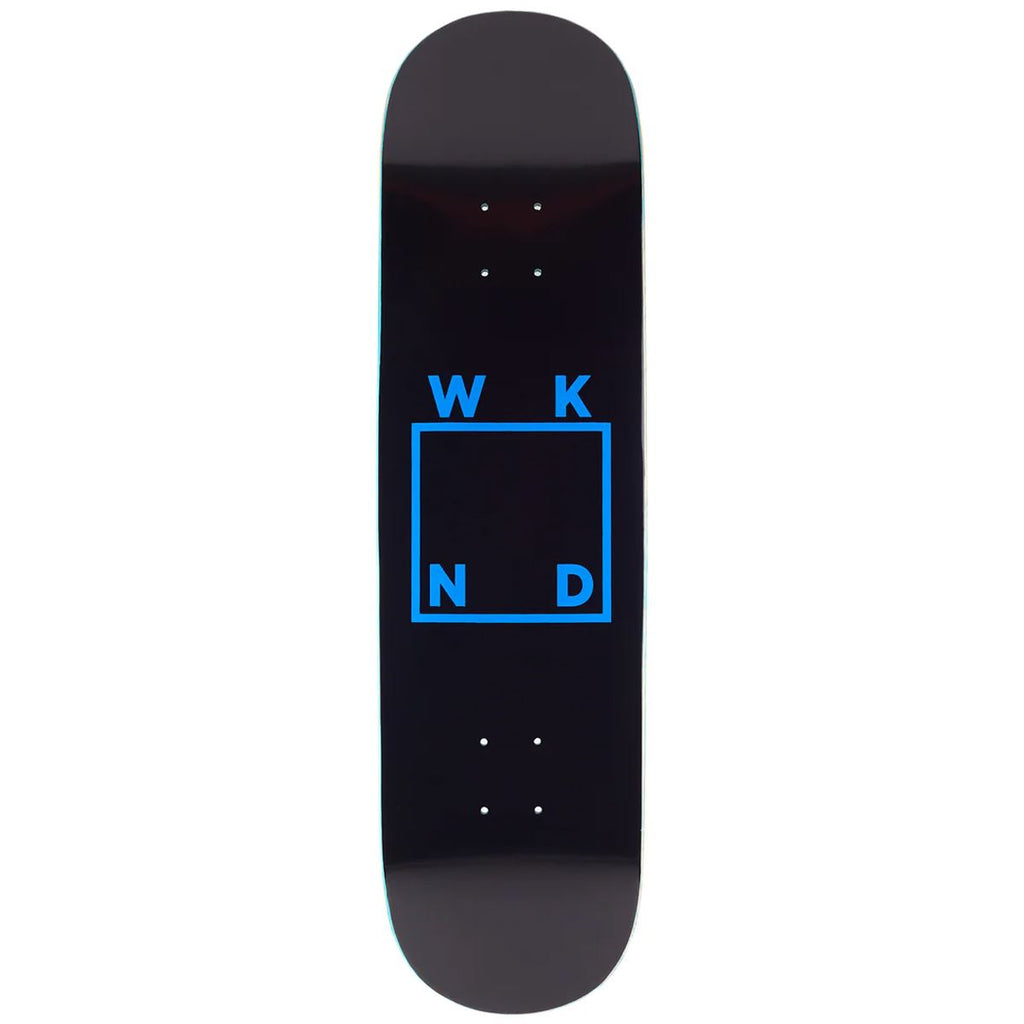 WKND Logo Board Black (SN) Skateboard Deck - 8.375" - Skatewarehouse.co.uk