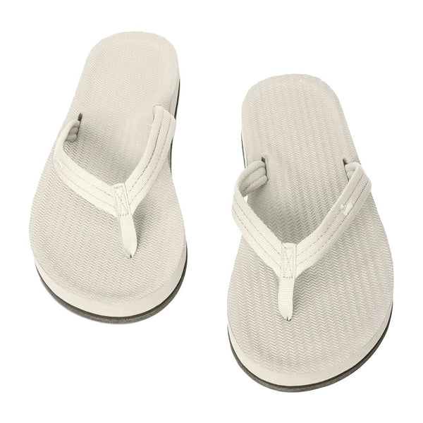 Indosole - Womens Flip Flops - Easy Living - Sea Salt Shoes