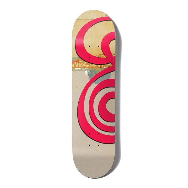 Girl Jenkins Swirls Breana Geering Skateboard Deck - 8.0