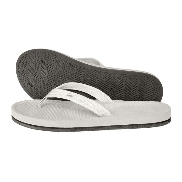 Indosole - Womens Flip Flops - Easy Living - Sea Salt Shoes