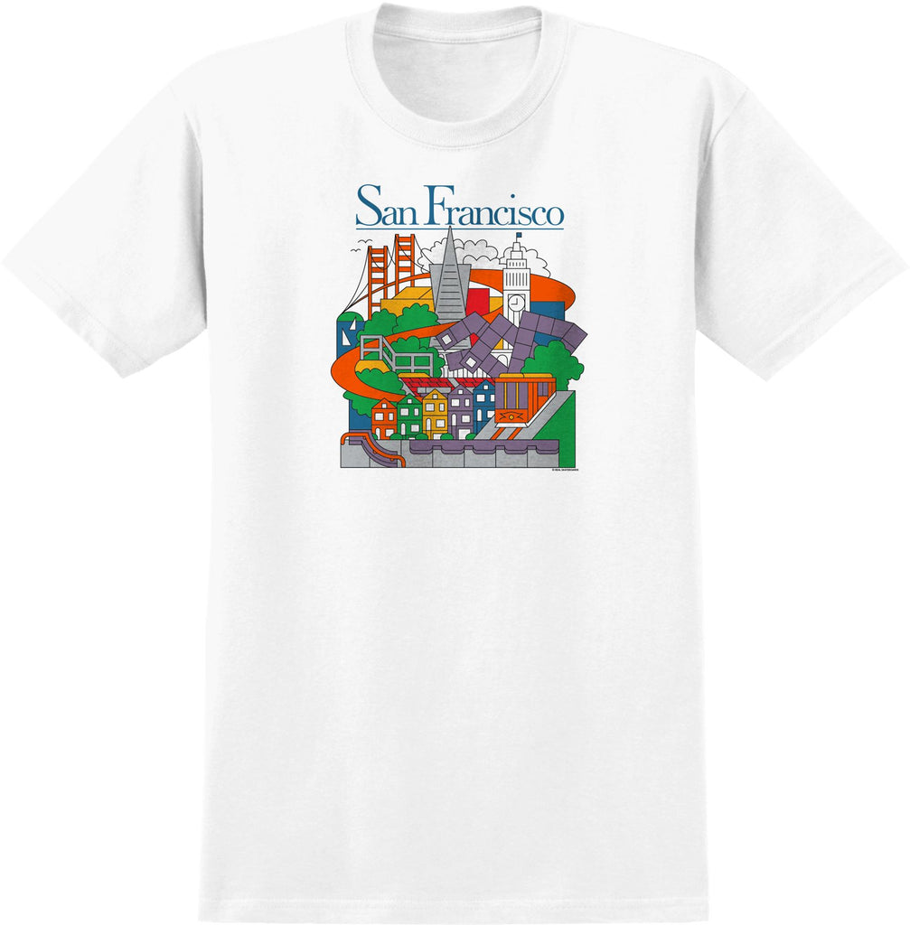 Sf Travel Tee (White W / Print)