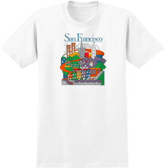 Sf Travel Tee (White W / Print)