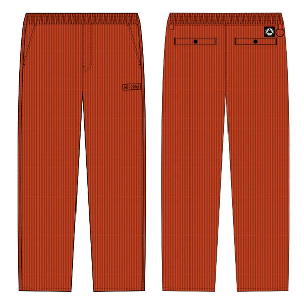 Welcome Skateboards Hydra Corduroy Elastic Pants (Pumpkin) - XL