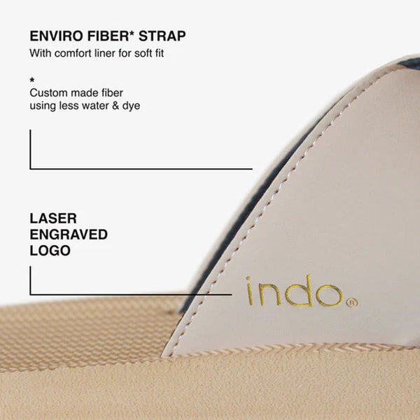 Indosole - Womens Sandals - ESSNTLS Cross - Soil Light Shoes