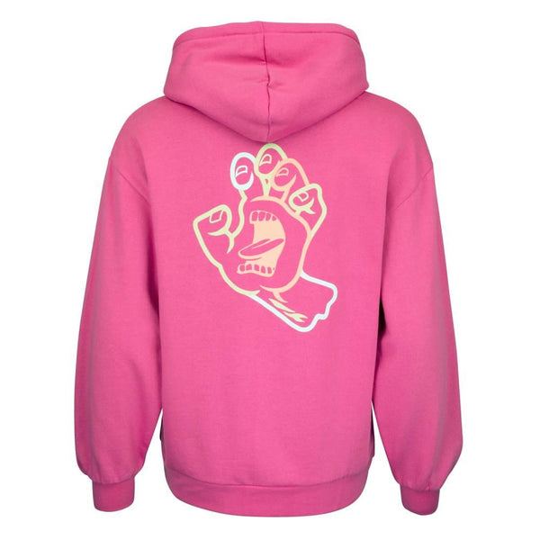 Santa Cruz Womens Hood Hand In Colour Chest Hood - Pink Guava - Skatewarehouse.co.uk