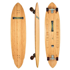 Hamboards - 5'7" The Pinger - Bamboo Longboard Complete