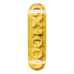 Ceramic OG Logo - Yellow Skateboard Deck - 8.375"