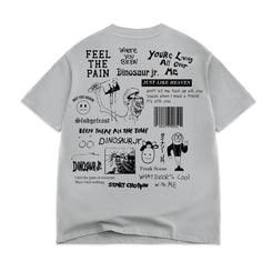 Color Bars x Dinosaur Jr Weirdness Tee Vintage Grey