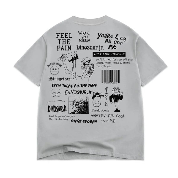 Color Bars x Dinosaur Jr Weirdness Tee Vintage Grey