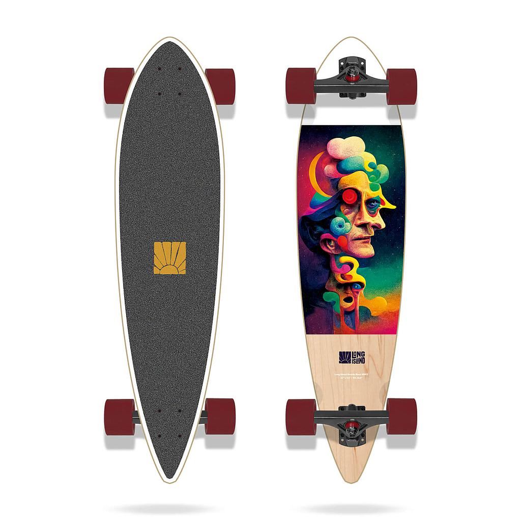 Long Island Kupka 42"x9.5" Pintail Long Island Complete Longboard - 42.0" - Skatewarehouse.co.uk