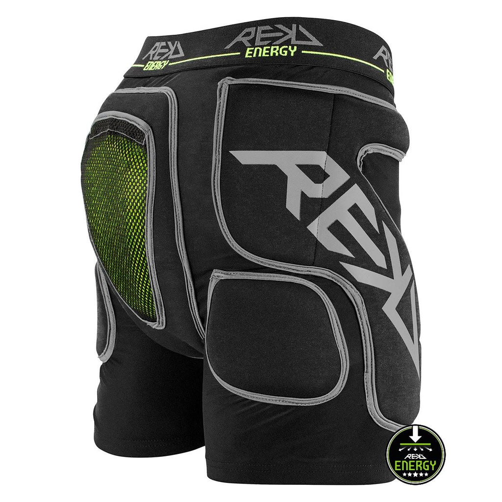 REKD Energy Impact Shorts - Black - Skatewarehouse.co.uk
