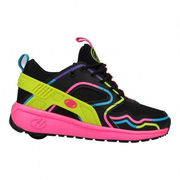 Heelys Force Smooth - Blk / Pink / Yellow - Skatewarehouse.co.uk