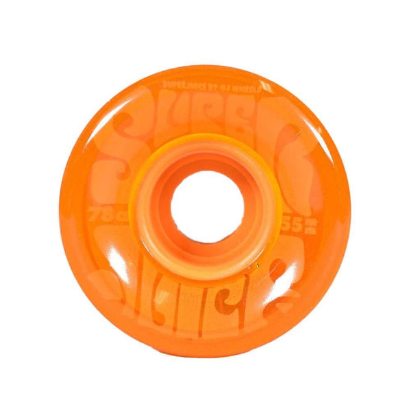OJ Soft Skateboard Wheels Mini Super Juice 78a - Orange With Orange Graphic - Skatewarehouse.co.uk